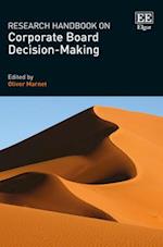 Research Handbook on Corporate Board Decision-Making