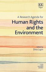 Research Agenda for Human Rights and the Environment