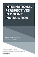 International Perspectives in Online Instruction