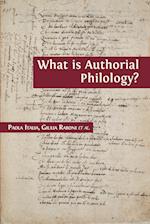 What is Authorial Philology? 