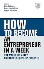 How to Become an Entrepreneur in a Week