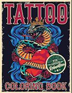 TATTOO COLORING BOOK FOR ADULTS RELAXATION: Coloring Pages For Adult Relaxation With Beautiful Modern Tattoo Designs Such As Sugar Skulls, Hearts, Ros
