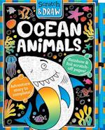 Scratch and Draw Ocean Animals