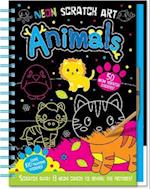 Neon Scratch Art Animals