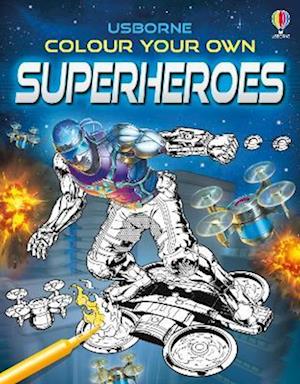 Colour Your Own Superheroes