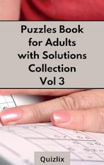 Puzzles Book for Adults with Solutions Collection