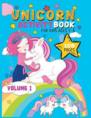 Unicorn Activity Book   for kids 4-8