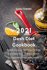 Dash Diet Cookbook 2021