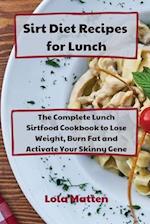 Sirt Diet Recipes for Lunch