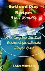 Sirtfood Diet Recipes 5 in 1 Bundle