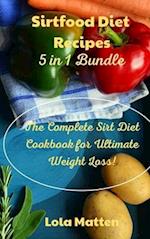 Sirtfood Diet Recipes 5 in 1 Bundle