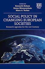 Social Policy in Changing European Societies