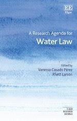 A Research Agenda for Water Law