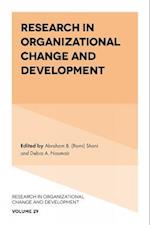 Research in Organizational Change and Development