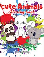 Cute Animals coloring book