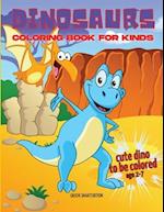 Cute Dinosaurs coloring book