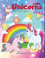Cute Unicorns coloring book 2