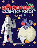 Astronomy coloring book