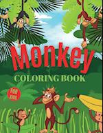 Monkey Coloring Book For Kids