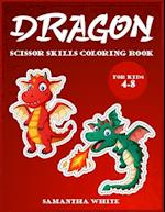 Dragons scissors skills coloring book for kids 4-8