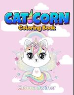 Caticorn Coloring book for kids 4-8