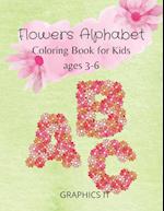 FLOWERS ALPHABET COLORING BOOK