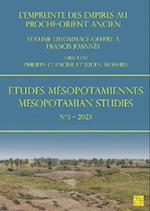 Etudes Mesopotamiennes - Mesopotamian Studies N3 - 2023