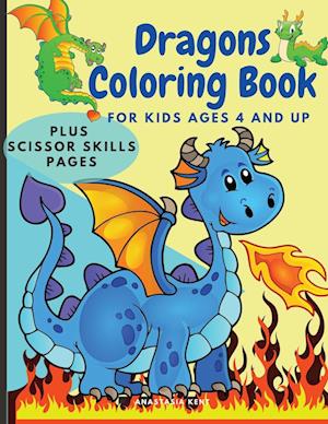 Dragons Coloring Book for Kids Ages 4 and UP