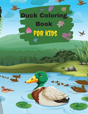 Ducks Coloring Book  For Kids And Toddlers