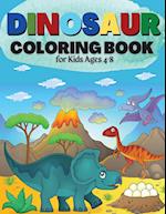 Dinosaur Coloring Book for Kids Ages 4-8