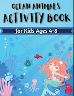 Ocean Animals Activity Book for Kids Ages 4-8