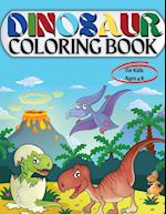 Dinosaur Coloring Book for Kids Ages 4-8