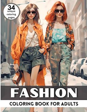 Fashion Coloring Book for Adults