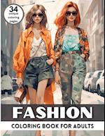 Fashion Coloring Book for Adults