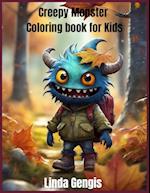 Creepy Monster Coloring book for kids