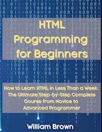 HTML Programming for Beginners