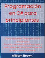 Programación en C# para principiantes