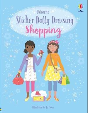 Sticker Dolly Dressing Shopping