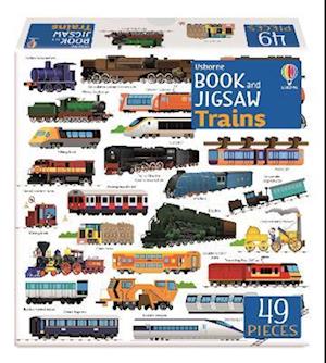 Usborne Book and Jigsaw Trains