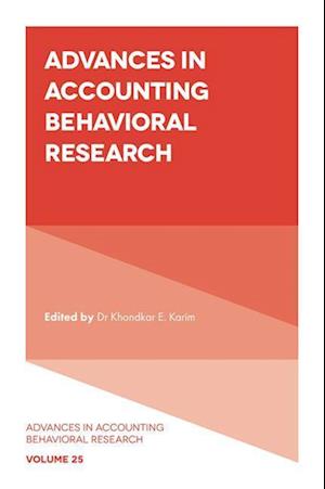 Advances in Accounting Behavioral Research