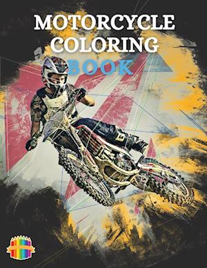 Motorcycle Coloring Book