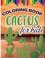 Cactus Coloring Book for Kids