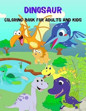 Dinosaur Coloring Book For Adults And Kids