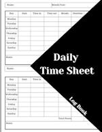 Daily Time Sheet Log Book