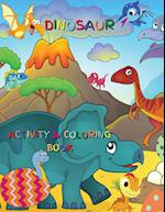 Dinosaur Activity and Coloring Book