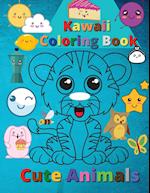Kawaii Coloring Book Cute Animals