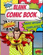 Blank Comic Book Many Unique templates 