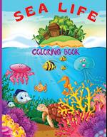 Sea Life Coloring Book for Kids