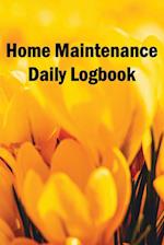 Home Maintenance Daily Logbook