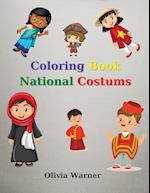 Coloring Book with National Costums